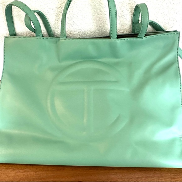 Telfar Large Shopping Bag - Sage - Picture 3 of 4